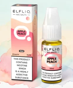 ELFBAR ELFLIQ Pomme Pêche Sels de Nicotine - 10ml