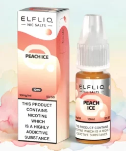 ELFBAR ELFLIQ Peach Ice Sels de Nicotine 10ml